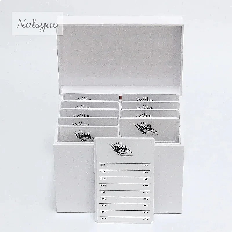 Lash Tile Palette - Schönheitssalon 10-Schichten Acryl Wimpernverlängerungs-Aufbewahrungsbox Wimpernpalette Organizer