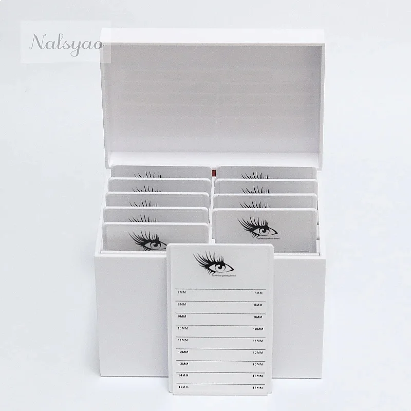 Lash Tile Palette - Schönheitssalon 10-Schichten Acryl Wimpernverlängerungs-Aufbewahrungsbox Wimpernpalette Großhandel