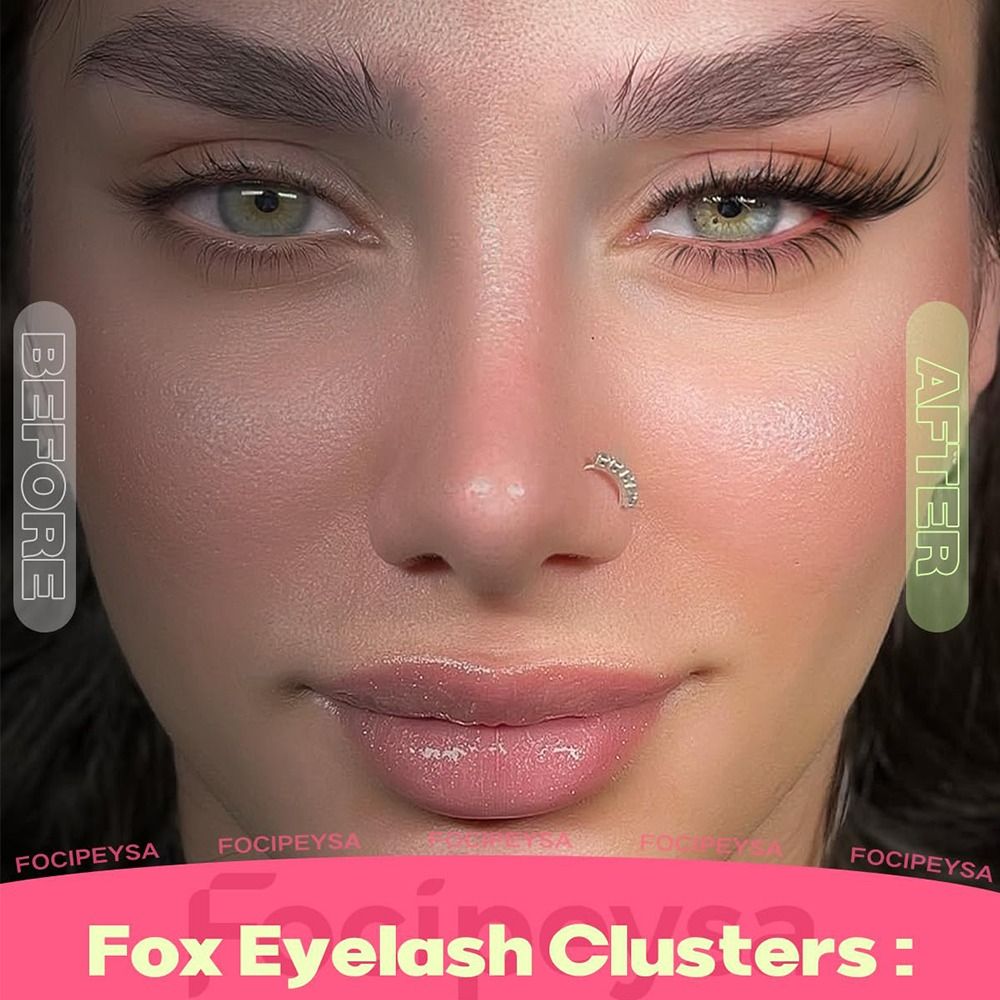 Eyelash Extension Cat Eye Wispy - 5 Paar Wispy Cat Eye Falsche