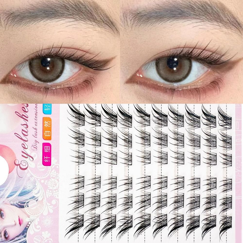 Eyelash Extension Cat Eye Wispy - Frauen Schönheit 3D Cat Eye Cluster