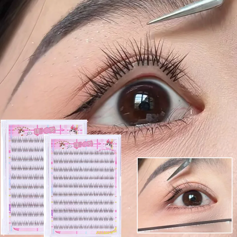 Natürliche Fischschwanz-Cluste – Eyelash Extension No 8 Bewertung und Preis