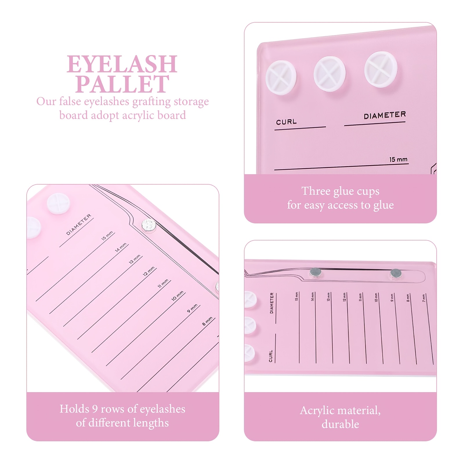 Magnetische Acryl-Wimpernverlä – Lash Tile Palette Bewertung und Preis
