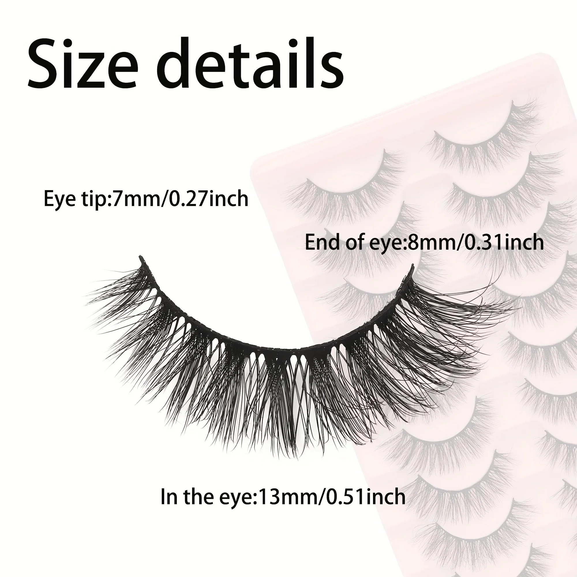 Natürliche, zarte, flauschige  – Eyelash Extension Cat Eye Wispy Bewertung und Preis