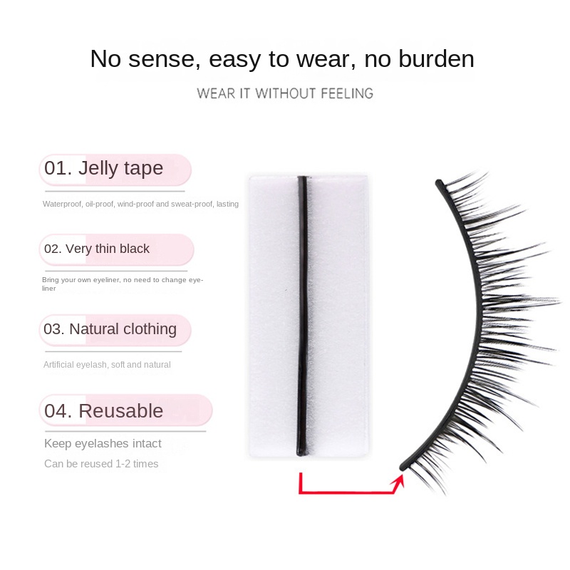 40 Teile/schachtel Wiederverwe – Eyelash Extension No 9 Bewertung und Preis