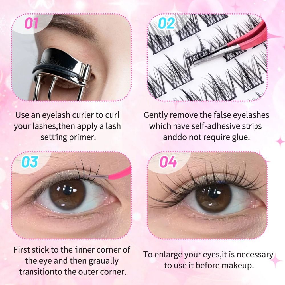 24 Reihen 8-13mm Lange Künstli – Eyelash Extension No 8 Bewertung und Preis