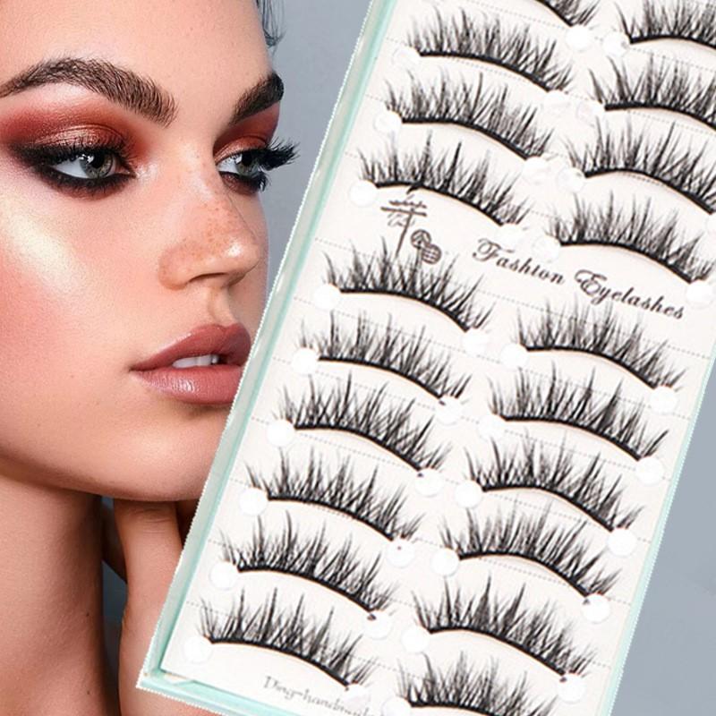 10 Paar Natürliche Lange Wispi – Eyelash Extension Cat Eye Wispy Bewertung und Preis