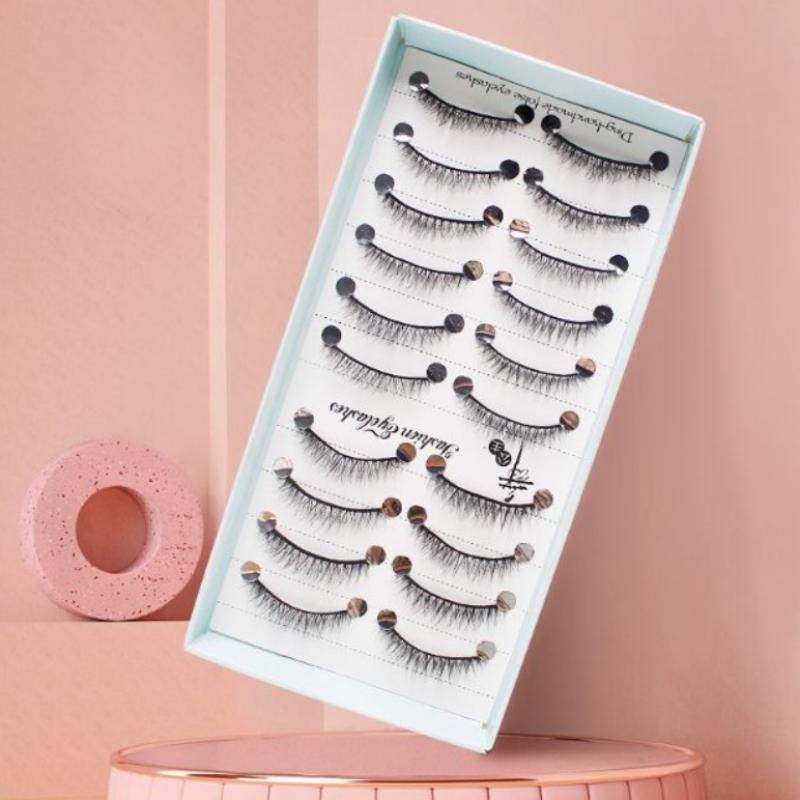 10 Paar Natürliche Lange Wispi – Eyelash Extension Cat Eye Wispy Bewertung und Preis