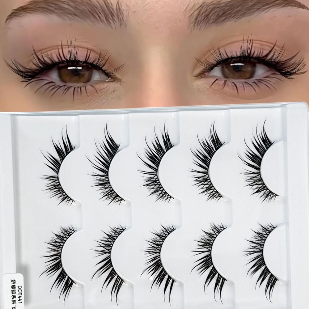 5 Paar Wispy Cat Eye Falsche W – Eyelash Extension Cat Eye Wispy Bewertung und Preis