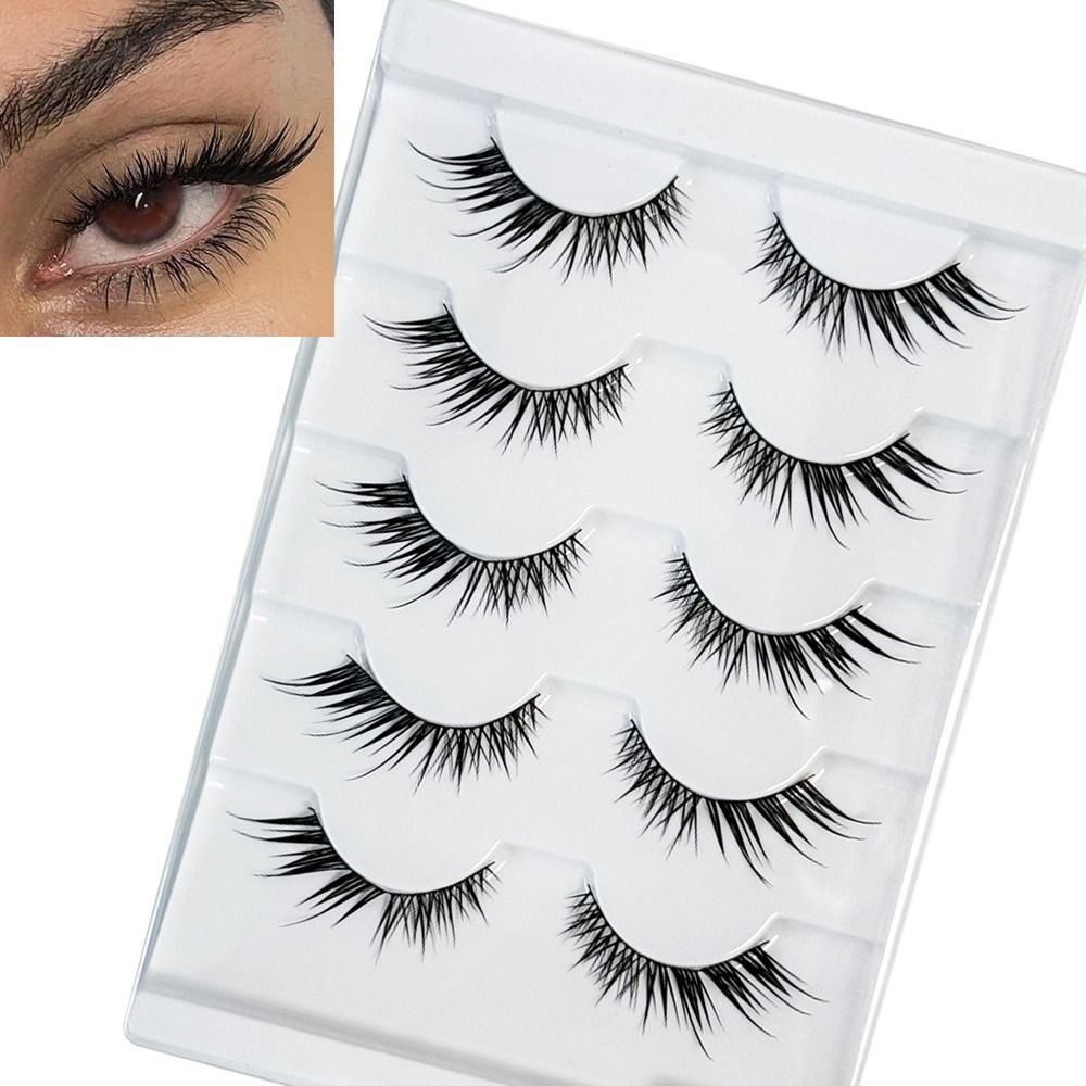 5 Paar Wispy Cat Eye Falsche W – Eyelash Extension Cat Eye Wispy Bewertung und Preis